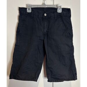 Carhartt Monty Bermuda Shorts VTG 27 navy Cotton Utility Workwear 4T05.225.1C